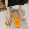 Sapatos Femininos de Tamanho Grande para Pés Largos 41-43, Chinelos Estilo Coreano com Strass para Mulheres, Sandálias Planas Antiderrapantes 2026