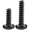 Parafuso Autoatarraxante Cabeça Panela Phillips Cabeça Redonda Preta Aço Inoxidável Cauda Plana Phillips Interno Autoatarraxante M2/M3/M4