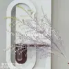 Hierba de coral artificial, hierba dorada, con follaje denso y esponjoso, plantas verde dopamina, espigas de arroz temáticas de otoño y hojas decorativas para bodas