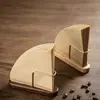 Portafiltros de café transfronterizo, portanapkins de mesa para hotel y restaurante, estante de almacenamiento de filtros de papel en forma de abanico para café de preparación manual