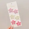 Pinzas para el pelo BB de colores dopamina para niños, pinzas para el pelo versátiles dulces y lindas para niñas y bebés, pequeños accesorios para el pelo