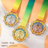 Medallas de Honor de Equipo Juegos Personalizados Medallas de Juegos de Baloncesto Listadas Lámina de Oro Logotipo de Maratón Hechas por Lote