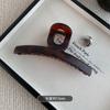 Pinza para el cabello de acrílico grande, sencilla y combinable, de una sola palabra, elegante, de alta gama, con forma de tiburón, para cabello, con volumen y agarre para múltiples cabezas.