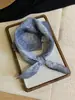 Bufanda Cuadrada Pequeña de Algodón y Lino Estilo Retro Francés para Viajes de Primavera y Verano, Bufanda Delgada de Seda para Uso Diario, Bufanda para Protección del Cuello, Pañuelo Decorativo para la Cabeza, Cinta para el Cabello