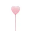 Nuevo producto transfronterizo: Ramas de flores con brillantina en forma de corazón de espuma, decoraciones para bodas y días festivos, accesorios en forma de corazón, arreglos florales en forma de corazón para el Día de San Valentín