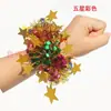 Flor de pulso infantil pulseira de ginástica de pulso para dança estudantil adereços de torcida para as mãos 61diy performance