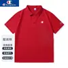 Camisa polo de algodão 220g com bordado graffiti Champion, novo estilo de verão para homens e mulheres, camiseta casual esportiva com gola polo