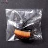 Brocha de Polvo para Uñas con Anillo Pre-procesamiento Borde Trasero Botón de Dedo Fina Suave Barrido de Uñas Herramienta Gris para Uñas