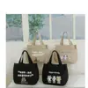 Bolsa de Lona Portátil con un Diseño Elegante, Bolso de Hombro Sencillo para Salidas, Bolso de Mano Compacto, Engrosado para el Viaje Diario, Bolsa para el Almuerzo para el Trabajo