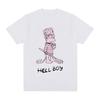 Camiseta Masculina Rapper Lil Peep Hell Boy Estampa Rosa Cool Hip