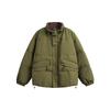 Chaqueta de invierno retro de diseño de moda nacional de STAFFPICK, cálida, holgada, con cuello de terciopelo 90, para hombre y mujer, Y05