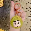 Crayón de durián luminoso lindo de dibujos animados creativo pequeño nuevo llavero colgante pequeño regalo coche mochila muñeca al por mayor