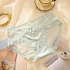 Ropa Interior Nueva de Encaje Estilo Nacional para Mujer, Sexy, Transpirable, Sin Costuras, Hueca, Pura Pasión, Anti-rizado, Bragas que cubren la cadera