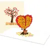 Cartão de Cumprimentos para o Dia dos Namorados, Confissão Romântica, Cartão de Cumprimentos com Flor de Rosa 3D, Cartão de Convite de Casamento, Cartão de Cumprimentos de Aniversário