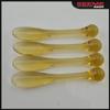 Em Estoque Acrílico Transparente 78mm Bastão de Massagem Aplicador Facial Espátula de Plástico Colher Cosmética Revestimento a Vácuo