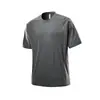 Serie Izx Marca Trendy Serie Etiqueta Azul Serie Deportes Urbanos Camiseta de Manga Corta para Exteriores que Absorbe la Humedad y Seca Rápidamente Capa Base