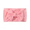 Diadema Elástica de Nylon Tejida a Mano de Color Sólido con Lazo de Ala Ancha para Niños, Amazon Europeo y Americano Transfronterizo, Accesorios para el Cabello Infantil 228