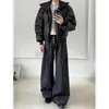 E-commerce Transfronteiriço Europeu e Americano Roupa de Trabalho com Rebites Lenhador Calça Casual Masculina Design Moderno Emagrecedora Versátil Simples Perna Reta Calça Longa