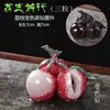 Direto da fábrica cor lichia pet de chá variedade criativa de frutas despejar água quente brincar de chá cerimônia do chá ornamentos de conjunto de chá