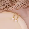 Pendientes de Zirconia Marquise Micro-Pavimentados de Alta Calidad Más Vendidos Transfronterizos Pendientes de Perla de Temperamento Exquisito Japonés y Coreano Listos para la Venta