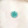 Flor de Nueve Puntas de 3 cm con Pedrería, Exquisito Accesorio para el Cabello Estilo Coreano, Decoración para Sombrero, Accesorios de Manualidades, Juguete, Zapato y Decoración de Sombrero