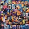 50 Adesivos de Animais Coloridos Galácticos Graffiti Guitarra Caderno Mala DIY Adesivos à Prova d'Água Transfronteiriços