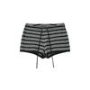 25077-25 Verano Nuevo Estilo Estilo Europeo y Americano Cordón Rayas de Contraste para Niñas Moda para el Hogar Suéter Casual Shorts