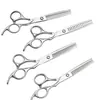 Tijeras de Peluquería Transfronterizas, Tijeras Planas, Tijeras de Diente de Astas, Dientes sin Marca Diente de Espina de Pescado Herramientas Profesionales de Peluquería para Barberos