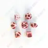 Amor por Jogos de TabuleiroConjunto Colorido de Dados para RPG 7 Peças coc Multifacetado Cthulhu Jogo de Dados de Mesa Digital