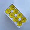 Rosa Imortal Monocromática Yunnan 4-5cm Cabeça de Flor Classe B Bolsa Artesanal Buquê de Flores Presente