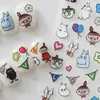 Libro Rojo Pequeño Moomin Dibujos Animados Tridimensional Lindo Asiático y Americano Pegatinas para Uñas al por Mayor en Stock Adhesivo Impermeable Pegatinas para Uñas de Teléfono Móvil