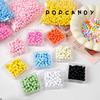 Cuentas de Cacahuete DIY Hechas a Mano Cuentas de Aleación Cadena para Teléfono Móvil Accesorios de Joyería Colgante de Cuenta Suelta Pulsera Colorida Collar Jenga