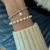 Super Flash Facetado Lote Flor Machete Contas Shijia Zhengyuan Luz Forte Moda Luxo Leve Estilo Frio Ins Pulseira Pulseira Vintage