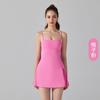 Vestido deportivo anti-luz transfronterizo entre Europa y Estados Unidos con almohadilla para el pecho, transpirable, para exteriores, con espalda de tenis, traje de yoga uno en uno