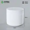 Cubo de Plástico HDPE Blanco Engrosado de 300 ml para Proteína en Polvo al por Mayor Contenedor de Polvo Blanco de Plástico HDPE Botella de Plástico Recta de Boca Ancha de 750 ml