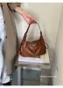 Bolsa Grande Capacidade Retrô Outono e Inverno Feminina 2026 Novo Estilo Moda para o Dia a Dia Bolsa Transversal Bolsa de Ombro Único Bolsa Tote