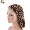 Red Trenzada de Ganchillo Hecha a Mano para Mujer, Bolsillo de Malla, Sombrero para el Cabello de Placa de Malla, Gorro de Noche, Lazo Retro, Estilo Retro