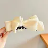 Accesorio para el Cabello Lazo con un Toque de Lujo, Goma para Moño, Pinza para el Cabello para la Parte Trasera de la Cabeza, Pinza Banana para Cola de Caballo, Pasador