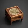 Aquecedor de Velas para Chá de Noz da América do Norte, Fogareiro de Chama Aberta, Dispositivo de Aquecimento de Chá, Estilo Chinês