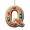 Pendente de Natal Acrílico Plano Desenho Animado Letras Novo Estilo Transfronteiriço