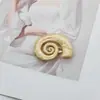 Hebilla Decorativa Metálica de Concha Marina Creativa Transfronteriza Europea y Americana Lujo Ligero de Gama Alta Hebilla Conectora de Tira de Hombro para Traje de Baño Serie Océano Creativa