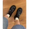 Botines Retro de Suela Gruesa para Mujer 2026 Otoño/Invierno Nuevos Botas Martin de Tacón Grueso con Correa de Doble Hebilla de Moda Geniales Botas de Motocicleta para Viajar