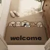 Felpudo de Entrada, Felpudo de Bucle de Seda Personalizable para Recibidor, Alfombra de Lujo de Gama Alta Limpiable Antideslizante