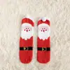 Calcetines para Dormir de Otoño e Invierno, Calcetines Gruesos de Coral Fleece, Calcetines Cálidos de Toalla, Calcetines Gruesos Navideños de Dibujos Animados, Calcetines para Dormir