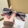 Óculos de Sol Aviador Retrô Europeu e Americano com Ponte Dupla para Homens e Mulheres, Ciclismo ao Ar Livre, Dirigindo, Proteção Solar, Óculos de Sol Modernos e na Moda