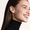 Série Oceano Forma Especial Estrela-do-Mar Zircônia Completa Fone de Ouvido Bluetooth Sem Fio Presilha de Orelha Fivela de Diamante Removível Joia Decorativa da Moda