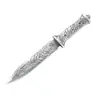 Modelo de Arma Delta Cuchillo Tigre Blanco Juguete Adorno Artículo de Manualidad Coleccionable Regalo para Hombres Sin Filo