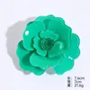 Broche de Camelia Retro Tridimensional Estilo Francés, Flor de Acrílico Brillante Multicolor Pin Anti-Exposición, Accesorios para Mujer al por Mayor