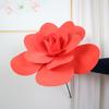 Rosa amorfa gigante de simulación para ventana, decoración para bodas, conjunto para centro comercial, rosa de espuma, venta al por mayor