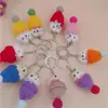 Colgante Adornos Pequeños Muñeca Llavero de Piel Genuina Figura de Dibujos Animados Colgante Hecho a Mano Animal Lindo Colgante Pequeño